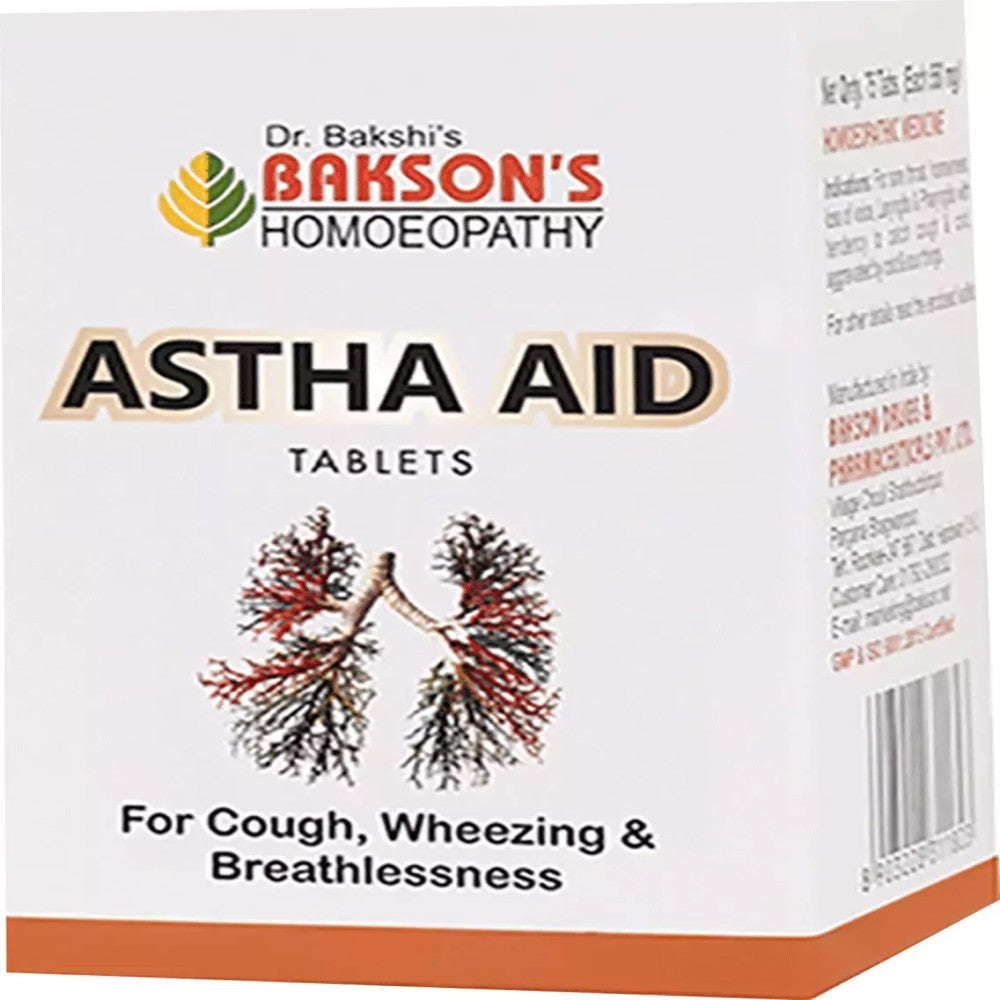 bakson's homeopathy astha aid tablet 75tab