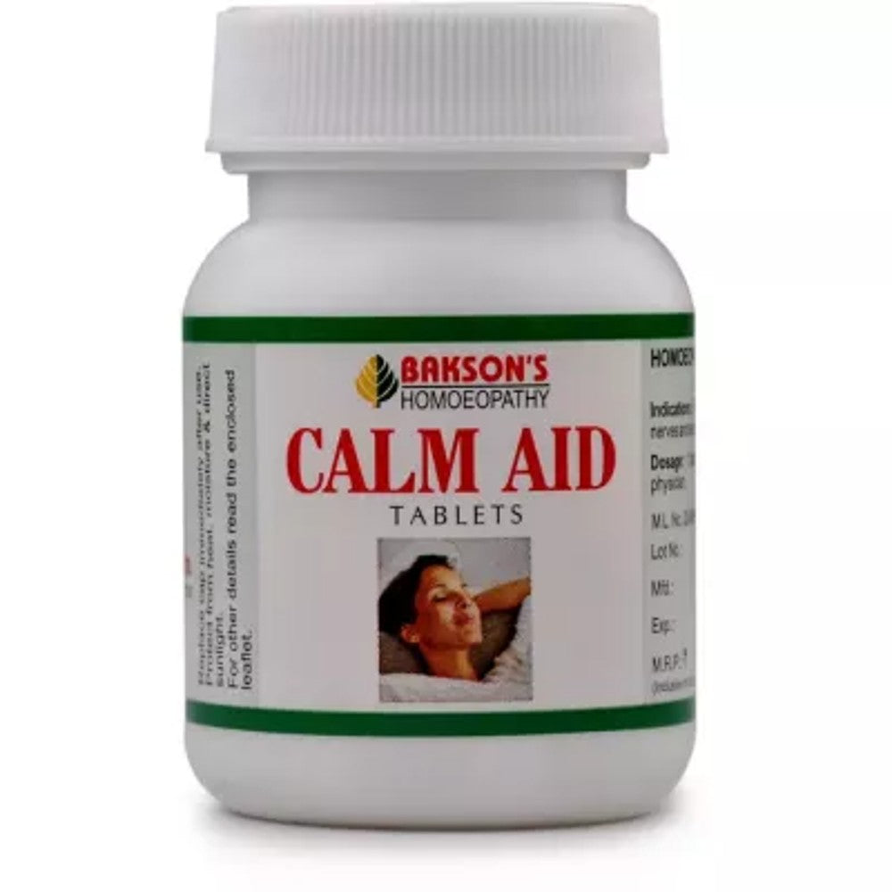 bakson's homeopathy calm aid tablet 75tab