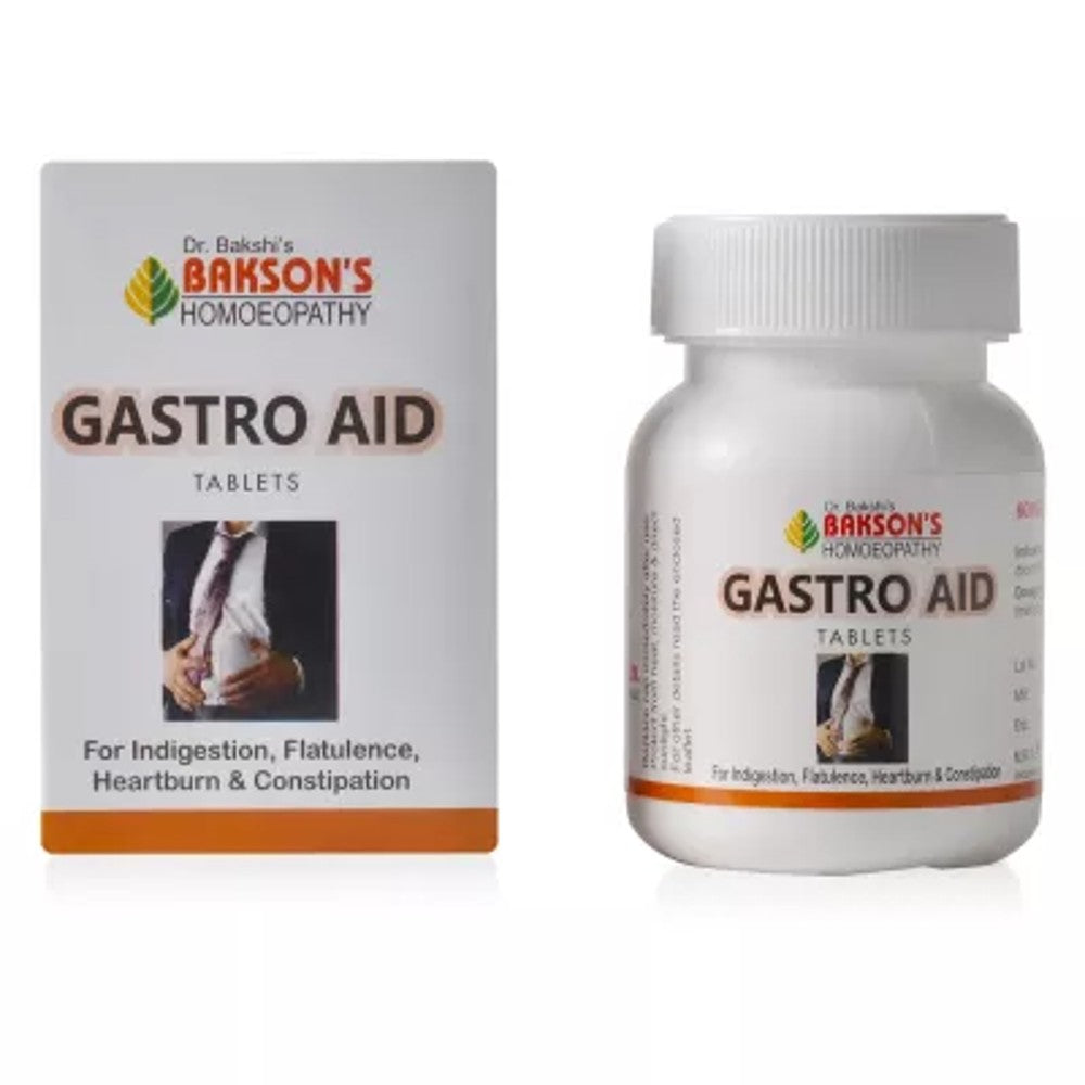 bakson's homeopathy gastro aid tablet 75 tab
