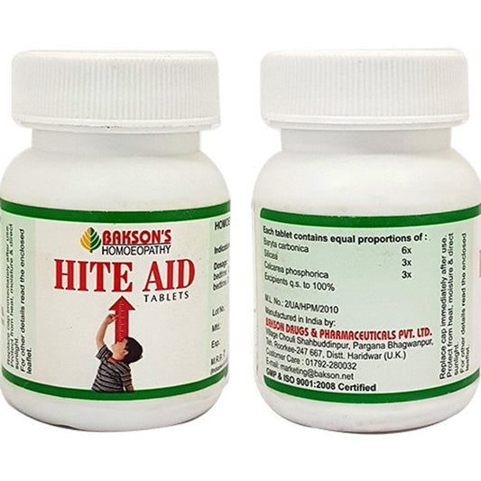 bakson's homeopathy hite aid tablet 75tab