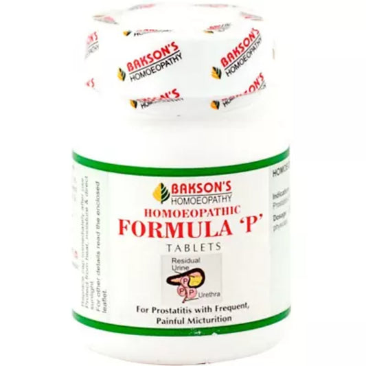 bakson's homeopathy homoeopathic formula p tablet 75tab