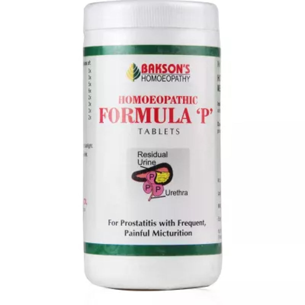 bakson's homeopathy homoeopathic formula p tablet 200tab