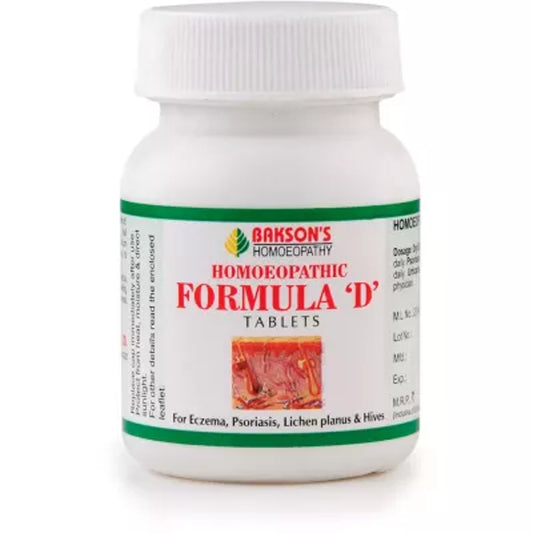 bakson's homeopathy homoeopathic formula 'd' tablet 75tab