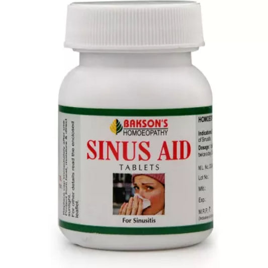 bakson's homeopathy sinus aid tablet 75tab