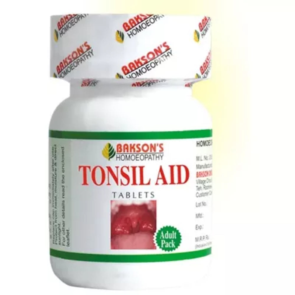 bakson's homeopathy tonsil aid tablet 75tab