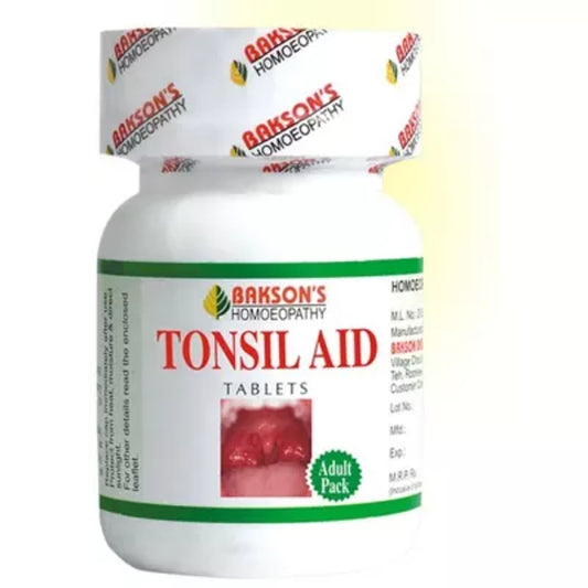 bakson's homeopathy tonsil aid tablet 75tab