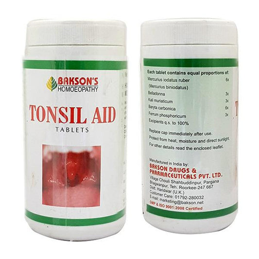 bakson's homeopathy tonsil aid tablet 200tab