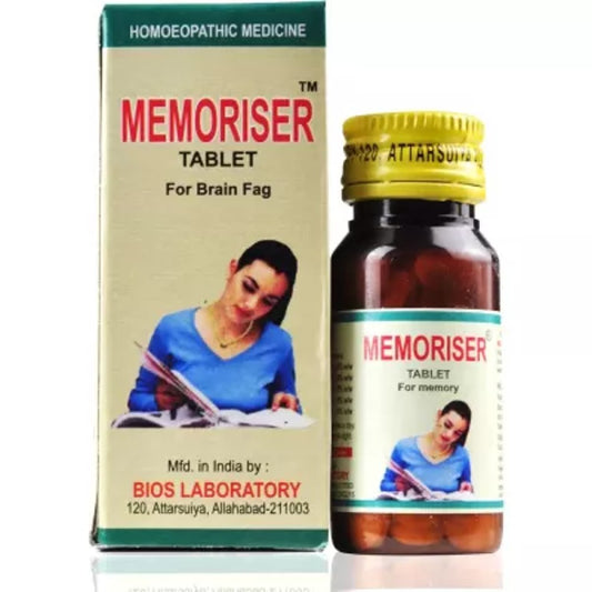 bios lab memoriser tablet 25gm (booster for weak memory and provide the mental strength)