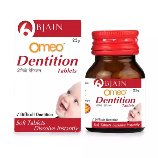 bjain omeo dentition tablet (25gm)