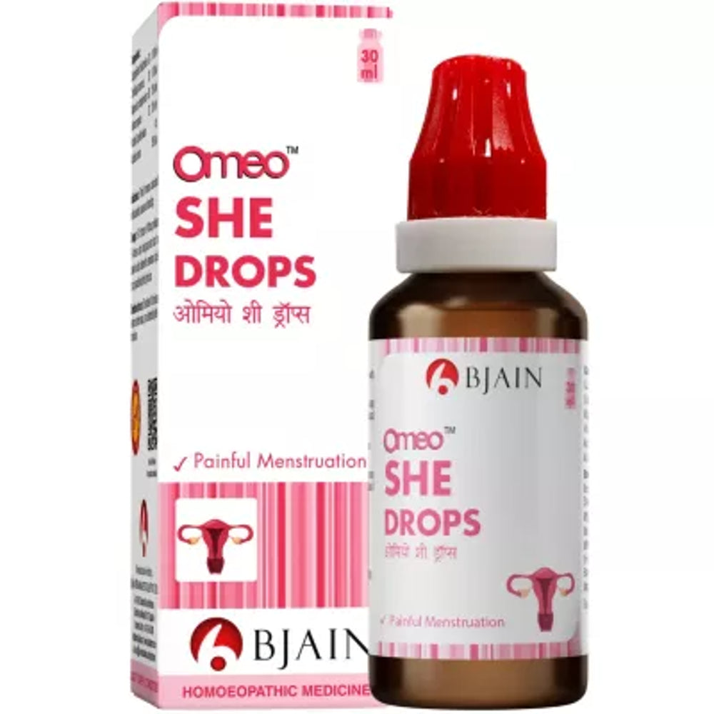 bjain omeo she drop 30ml (painful menstruation)