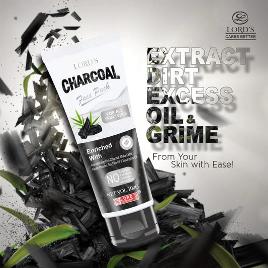 lords charcoal face pack (100g)