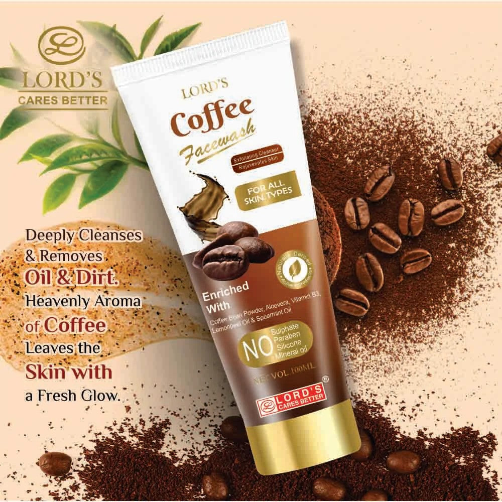 lords coffee face wash (100 ml)