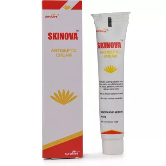 curative skinova antiseptic cream 21g (effective in cuts, minor burns and wounds, reduces itching)