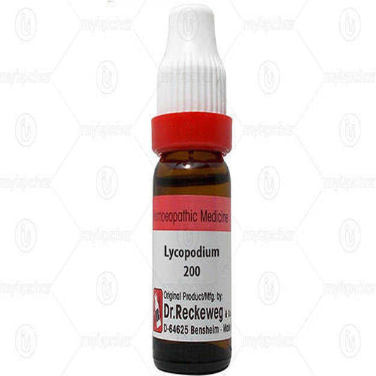 dr. reckeweg lycopodium dilution 200 ch 11ml