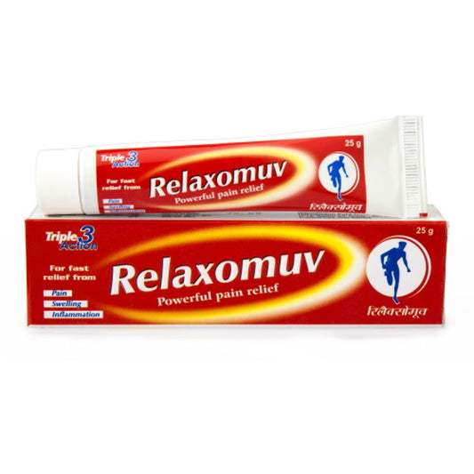 hapdco relaxomuv gel (25g) decreases swelling, stiffness, pain in joints, useful in gout and uric ac