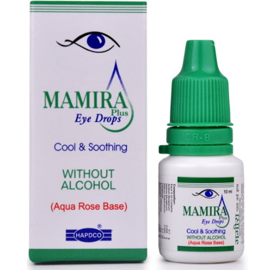 hapdco mamira eye drops (10ml) for eye strain, watery eyes, irritation, conjunctivitis, dry eyes