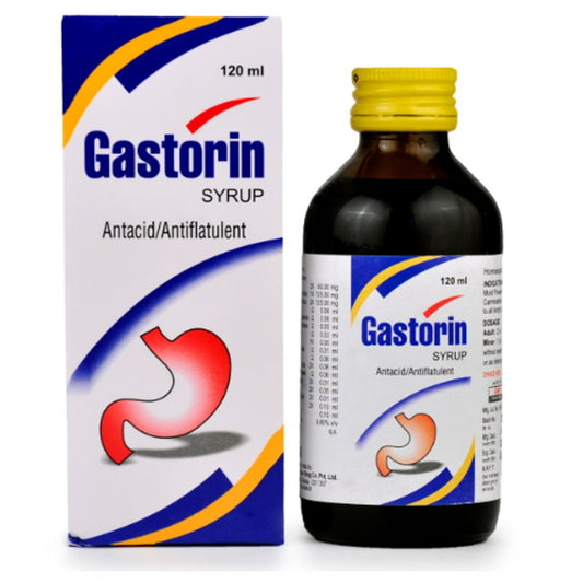 hapdco gastorin antacid syrup (120ml) relieves indigestion, acidity, gastritis, flatulence, constipa
