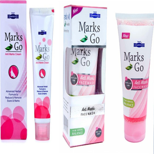 hapdco marks go combo (cream 25gm + facewash 65ml) (1pack)