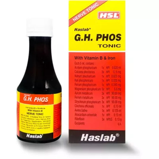 haslab g h phos tonic with vitamin b and iron (200ml) (nervous exhaustion, brain function)
