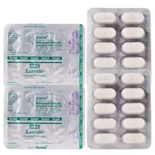 haslab laxyalo tablet (10tab, pack of 2) take control of your gastrointestinal issues with our natur