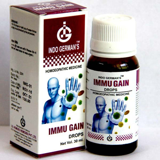 indo german immu gain drops 30ml ( healthy immunity and also boost the immunity in time of illness)