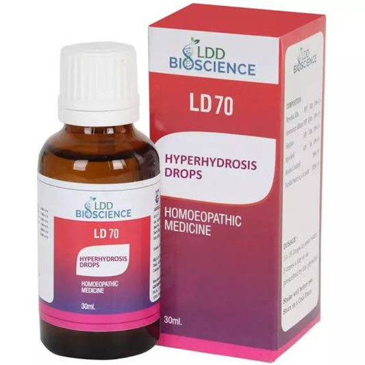 ldd bioscience ld 70 hyperhydrosis drops (30ml)