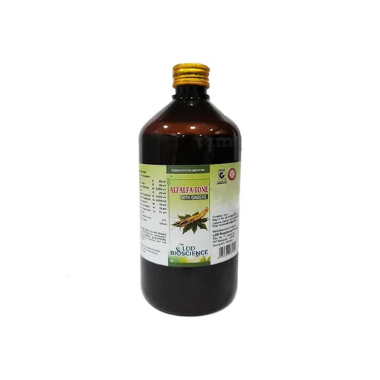 ldd bioscience alfalfa-tone with ginseng syrup 450ml (boosts the immune system promotes overall deto