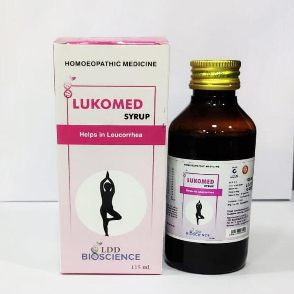 ldd bioscience lukomed syrup -115ml (comprehensive management of leucorrhoea, effective in vaginal d