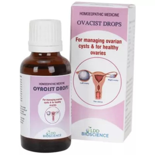 ldd bioscience ovacist drops for managing ovarian cysts, pcod & for healthy ovaries - 30 ml