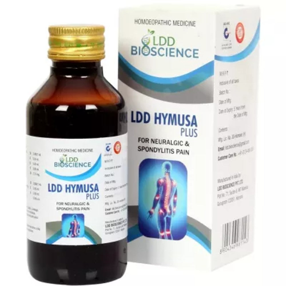 ldd bioscience s hymusa plus (115ml) useful in sciatica, arthritis, multiple joint pains, back pains