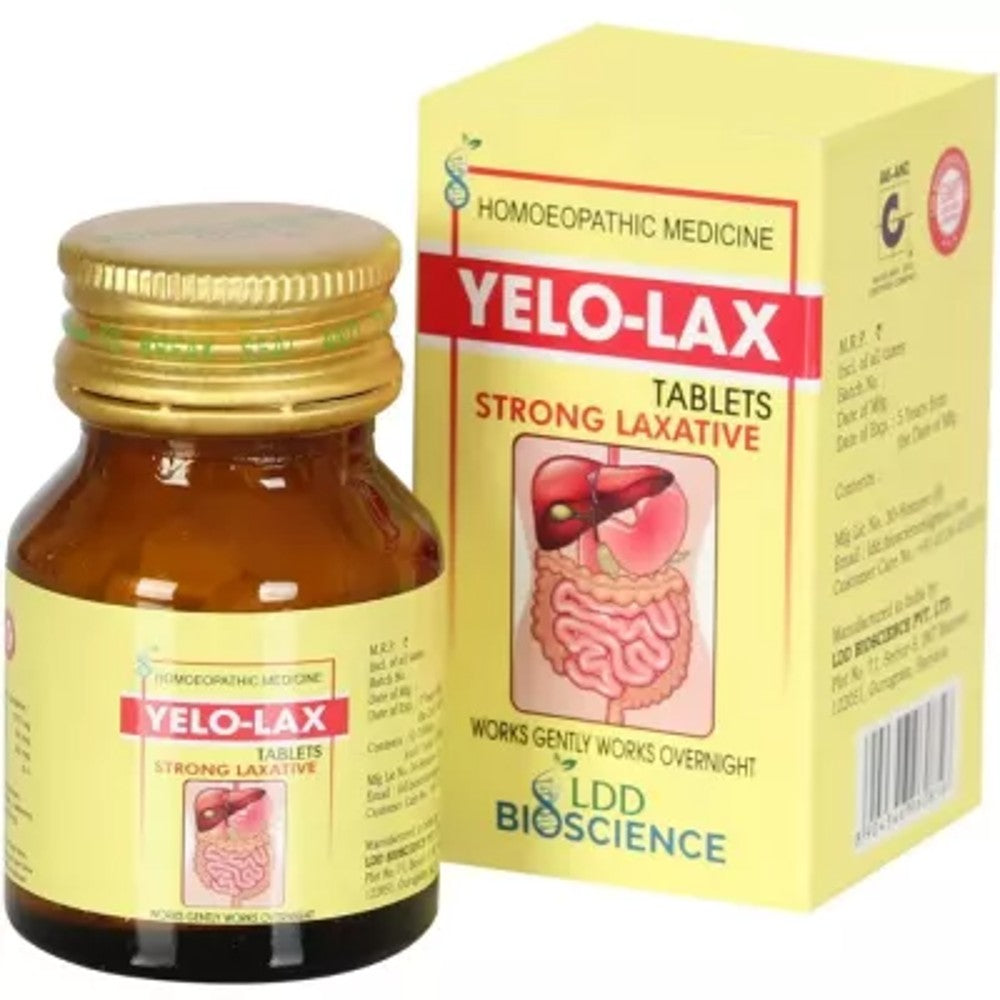 ldd bioscience yelo-lax tablet 50tab (eases constipation regulates bowel movements improves metaboli