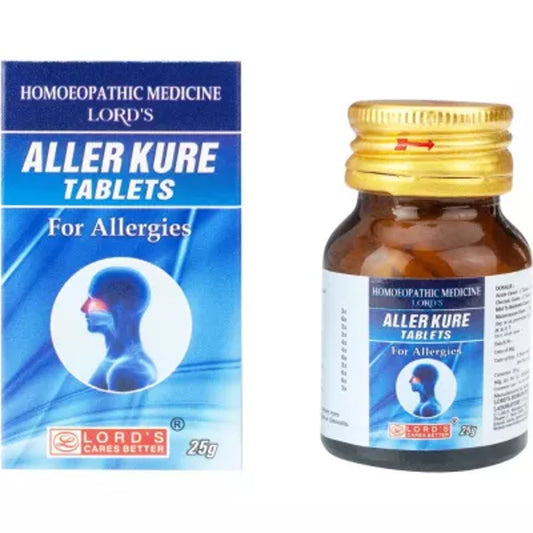lord's aller kure tablet 25gm (allergies)