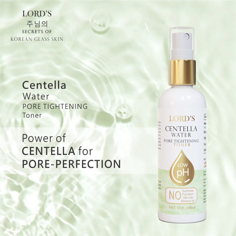 lord's centella water pore-tightening toner 100ml ( protect your skin against oxidative stress from