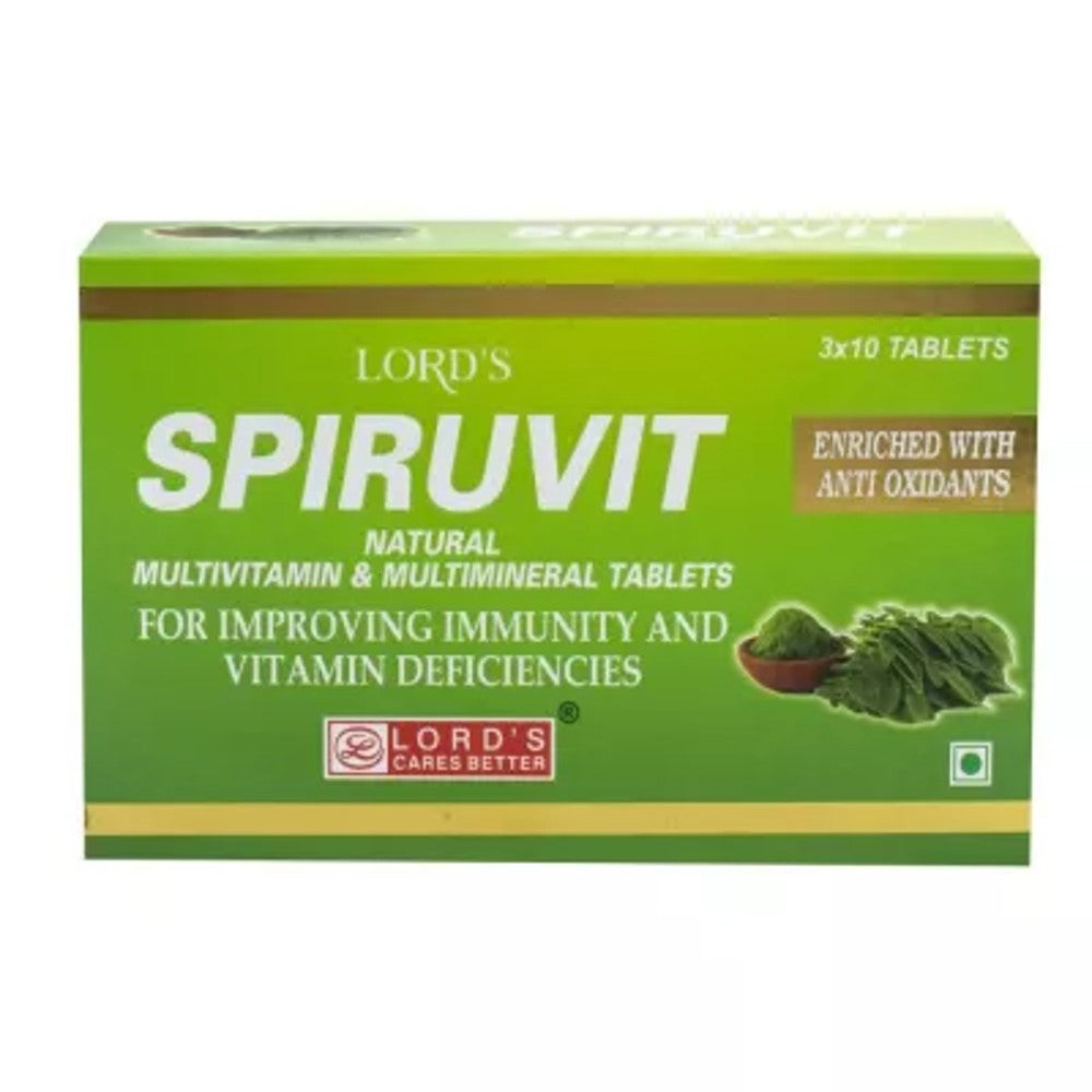 lords spiruvit tablets (30tab) a power packed formula to improve and build immunity