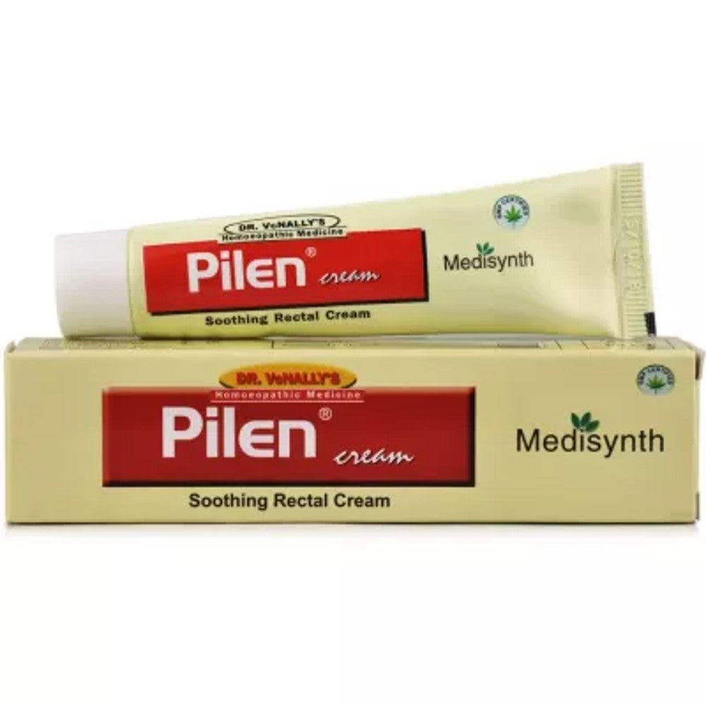 medisynth pilen cream (20g) pilen cream helps in relieving piles, itching and redness, heals cracked