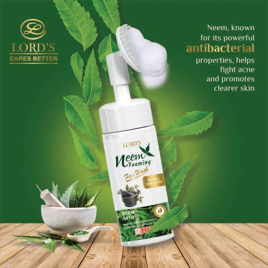 lords neem foaming face wash (150ml)