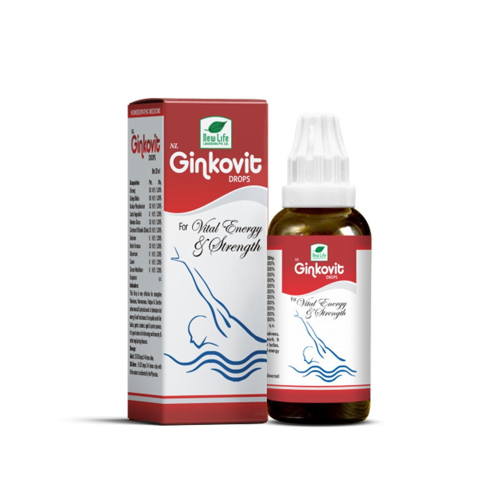 new life nl-ginkovit drops 30ml unleash your inner strength with our effective medicine