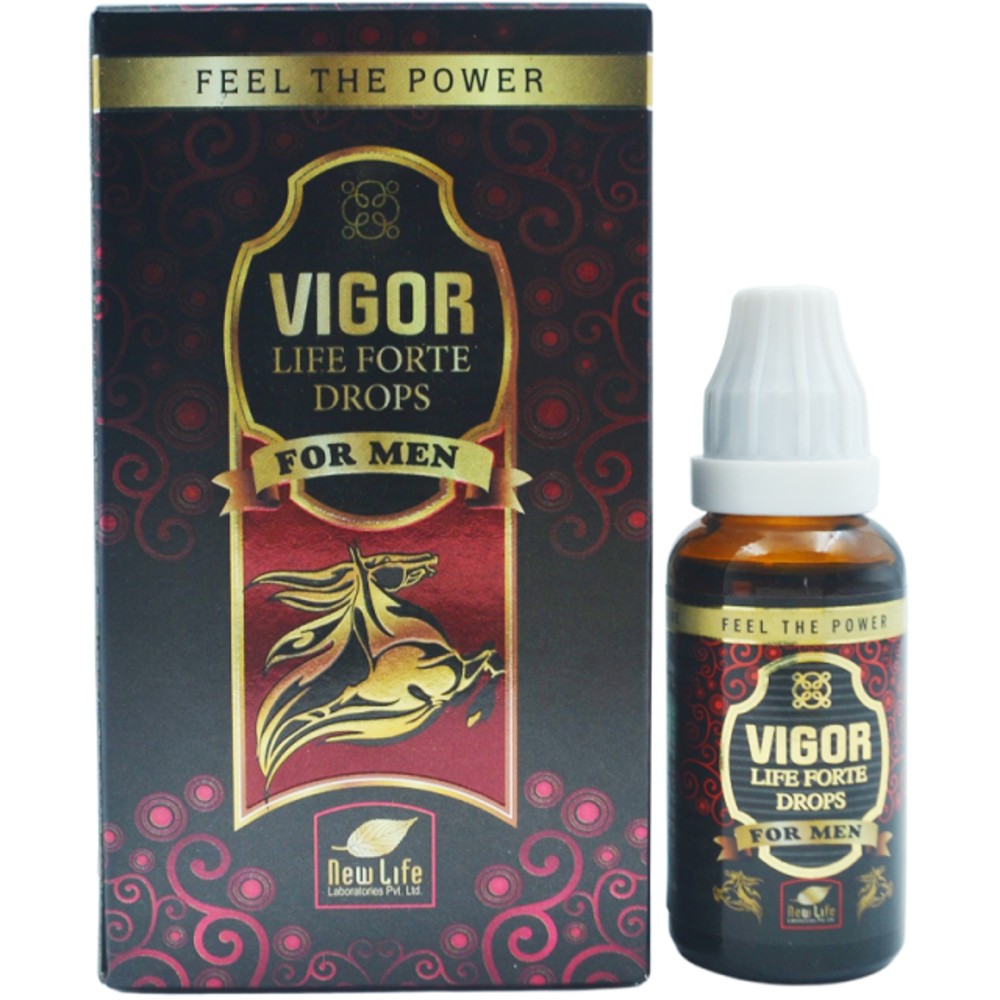 new life vigor life drops (30ml) helps regain vigour, vitality, erectile dysfunction, premature ejac