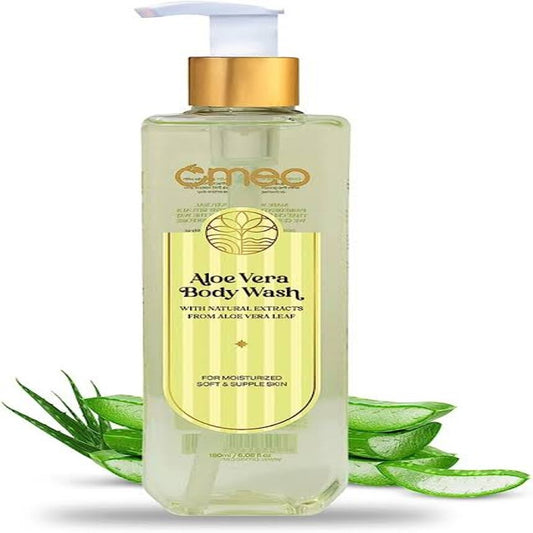 omeo aloe vera body wash 180ml