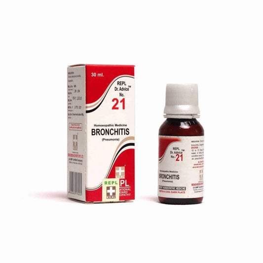 repl dr. advice no.21 bronchitis drop 30ml (helps in cough with thick mucus. helps to relieve shortn