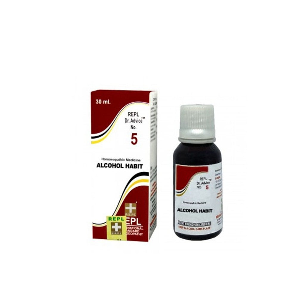 repl dr. advice no.5 alcohol habit drop 30ml (helps in taking away the cravings of alcoholics. helps
