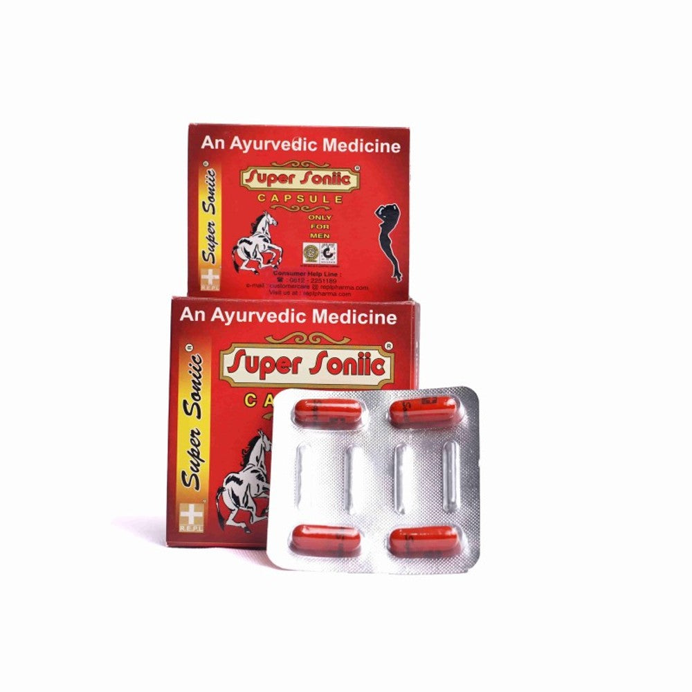 REPL Super Soniic Ayurvedic Capsule for Men - 4 Caps