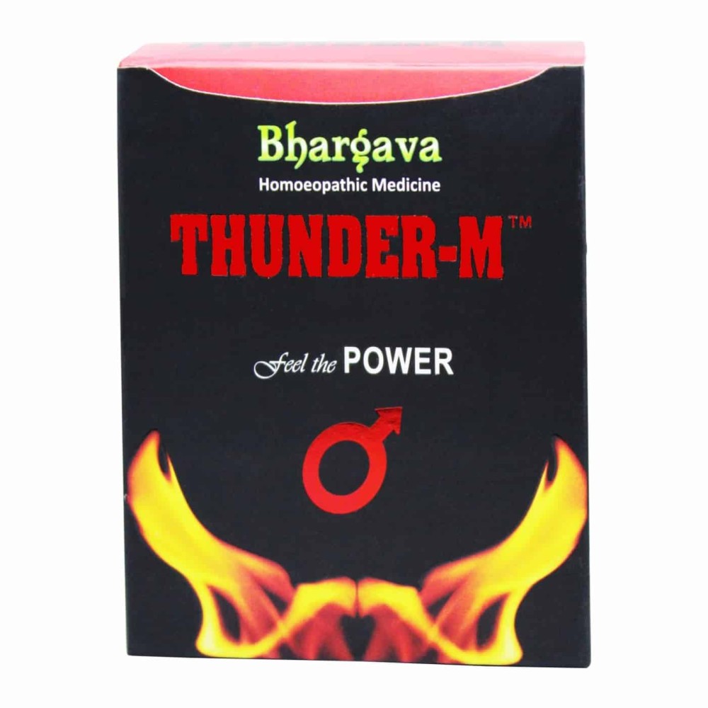 rs bhargava thunder-m tablet 60tab (used for senile debility, nervous exhaustion and loss of vigour