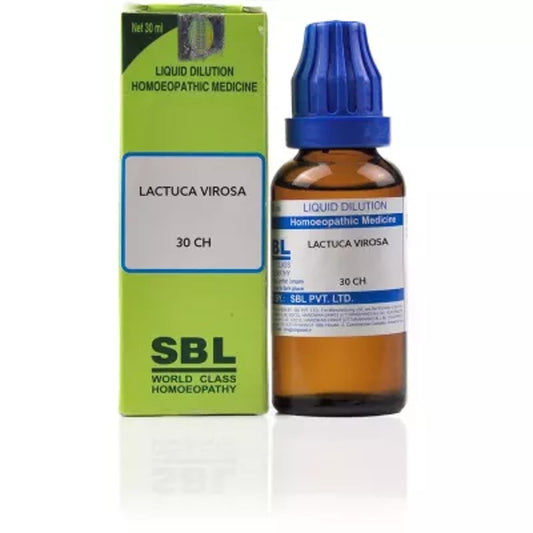 sbl lactuca virosa dilution 30 ch 30ml (for trembling, vertigo, improves milk in females, body swell