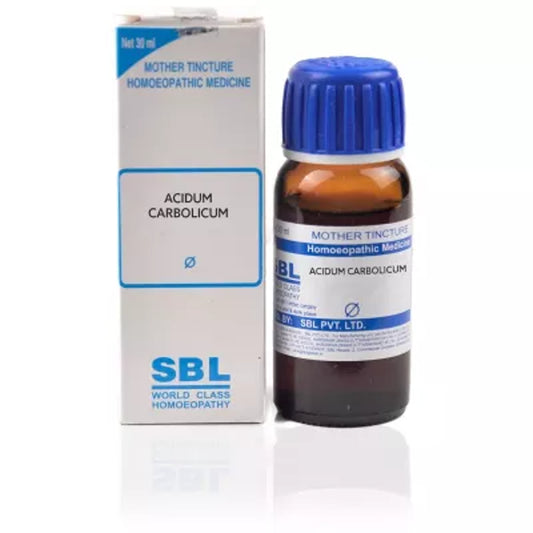 sbl acidum carbolicum q 30ml (for stomach affections, female problems, ulcers, throat complaints, ur