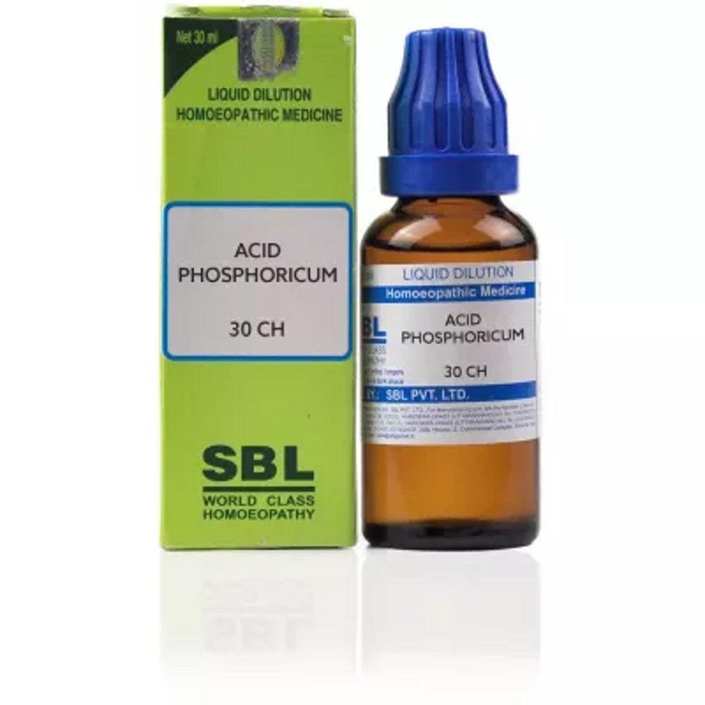 sbl acidum phosphoricum dilution 30 ch 30ml (weakness, debility, hairfall, pimples, sleeplessness, m
