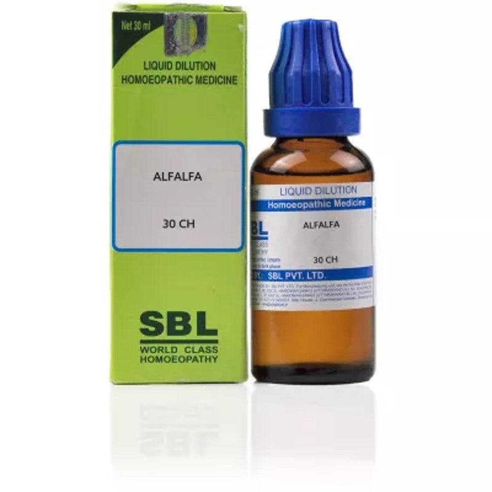 sbl alfalfa dilution 30 ch 30ml (loss of appetite, weight gain, anemia, wellness tonic)