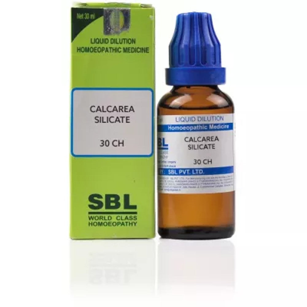 sbl calcarea silicate dilution 30 ch 30ml (acne, eye complaints, coryza, sinusitis, weakness, less w