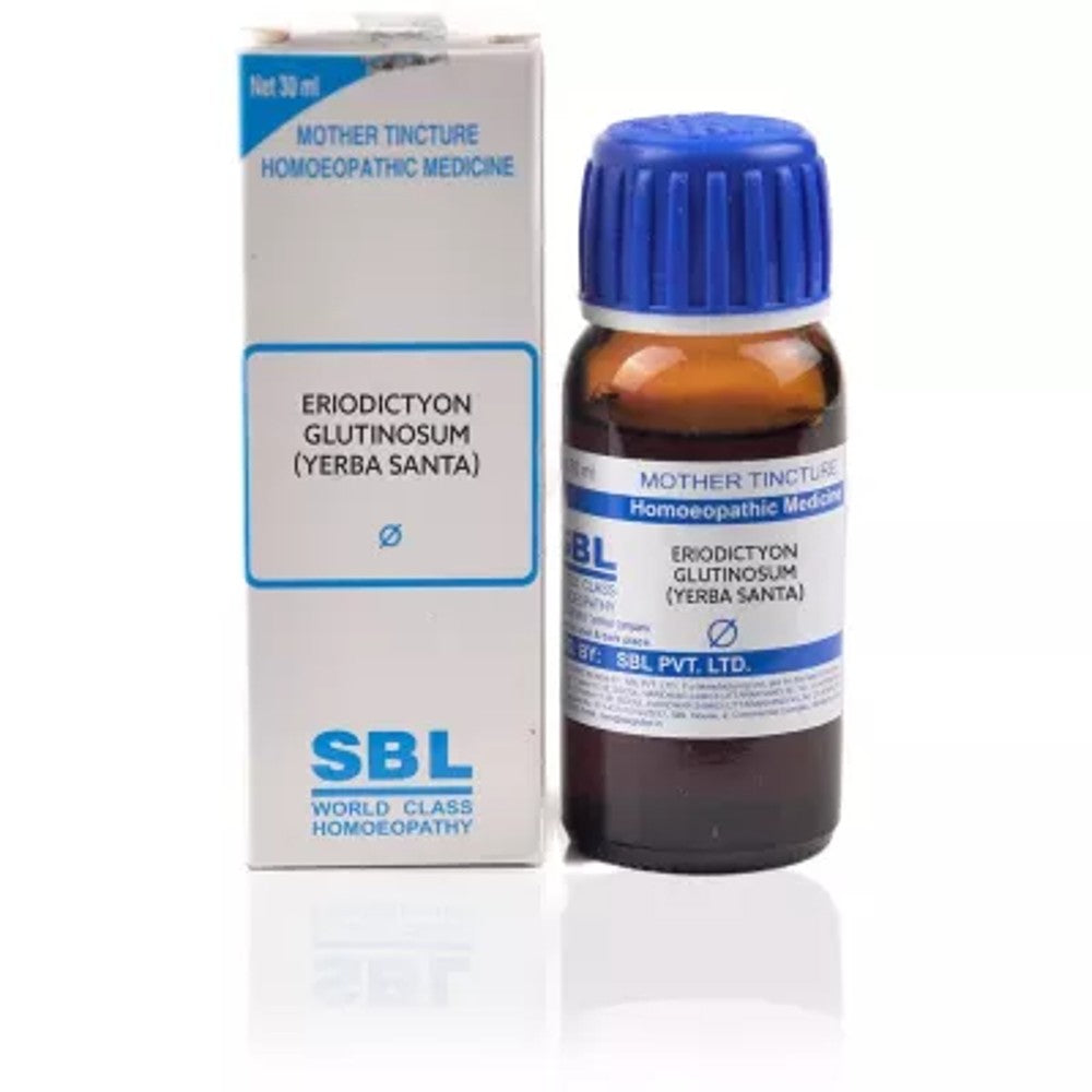 sbl eriodictyon glutinosum (yerba santa) mother tincture q 30ml (for pain in ear, testicle, joints,