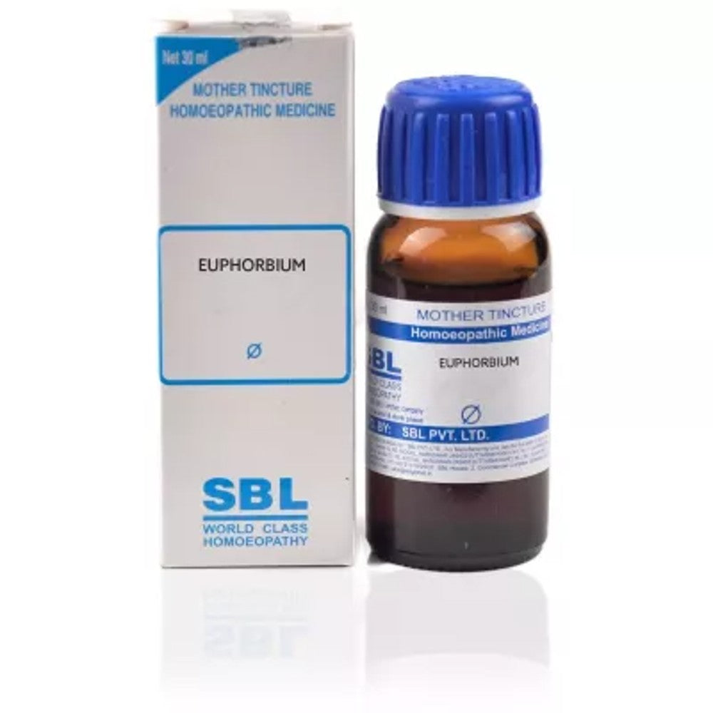 sbl euphorbium mother tincture q 30ml (vertigo, bone pains, coccyx pain, itching, burning in anus, w
